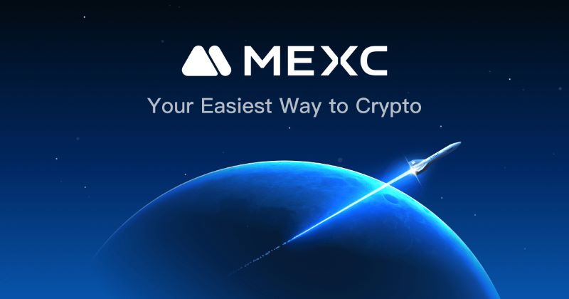 MEXC trading interface showing spot, futures and ETF markets with order book depth and multi-order panels
