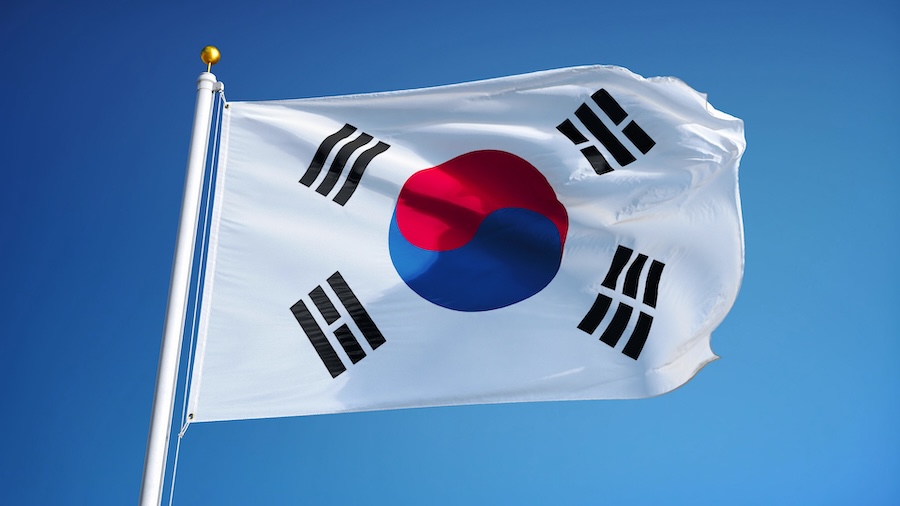 South Korean flag representing Upbit exchange's regulatory compliance and South Korean market focus in cryptocurrency trading